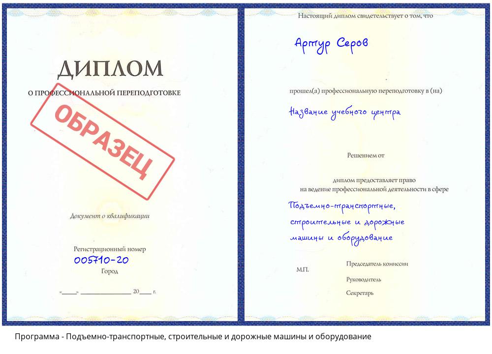 Подъемно-транспортные, строительные и дорожные машины и оборудование Красный Сулин