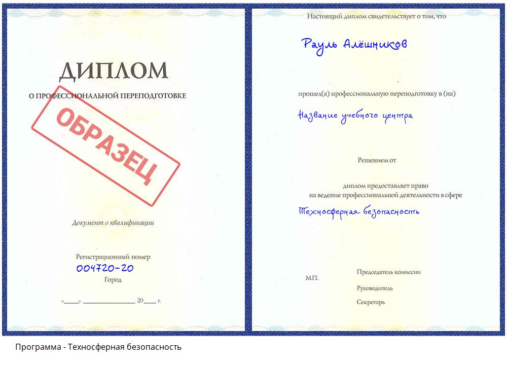 Техносферная безопасность Красный Сулин